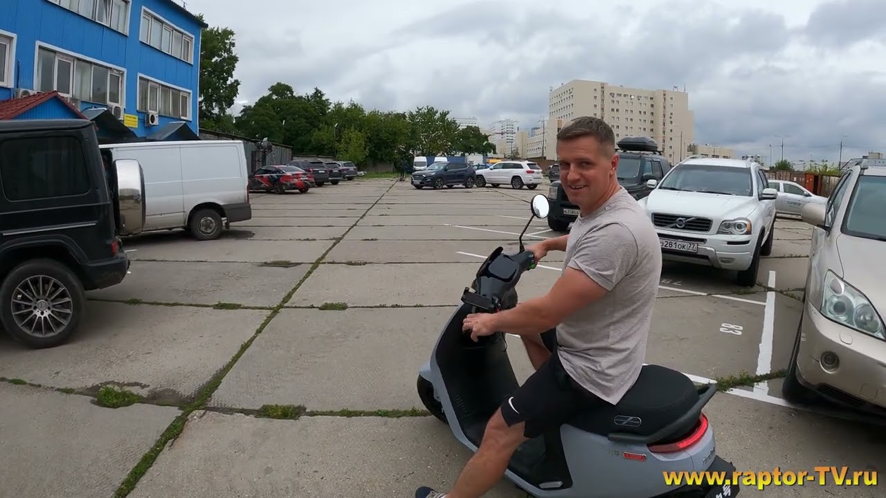 Электроскутер Ninebot e200p динамика разгона 0-60 км\ч