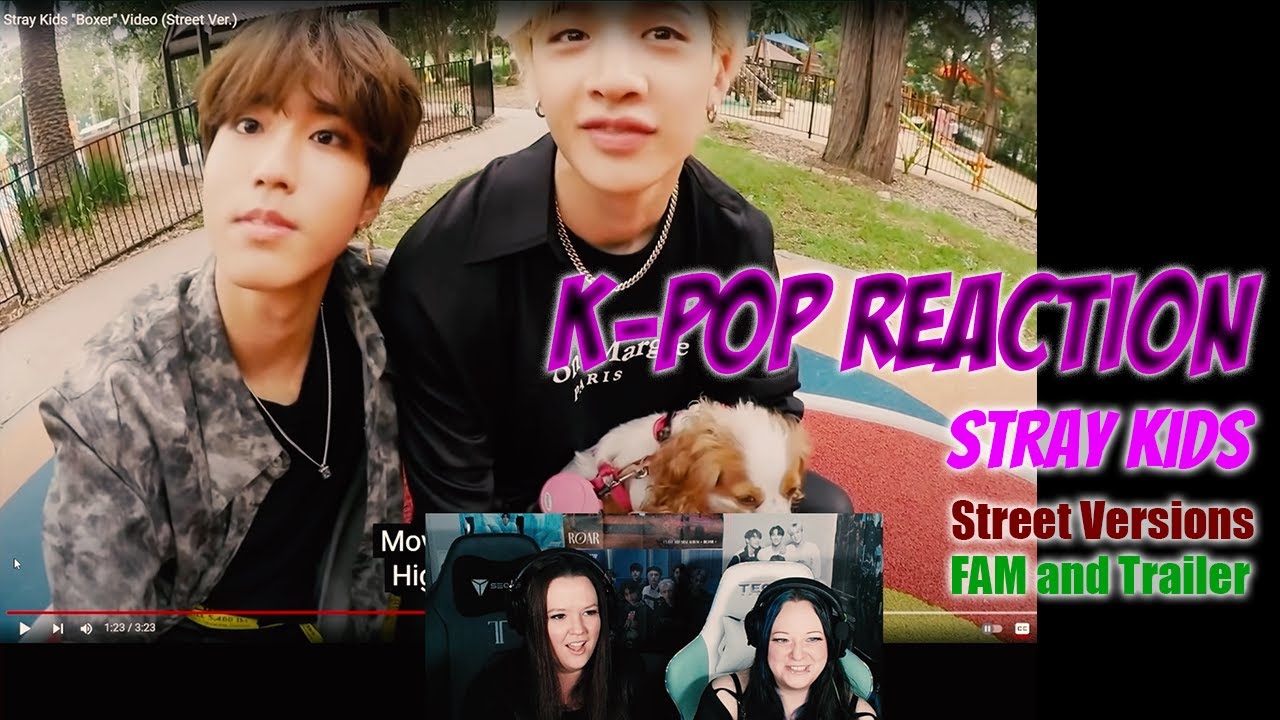 Reaction to Stray Kids - FAM, new trailer, and street version MVs