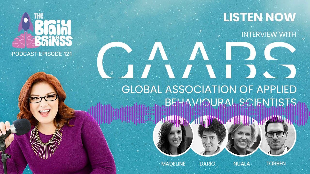 Meet GAABS! Global Association of Applied Behavioural Scientists | The Brainy Business podcast ep121
