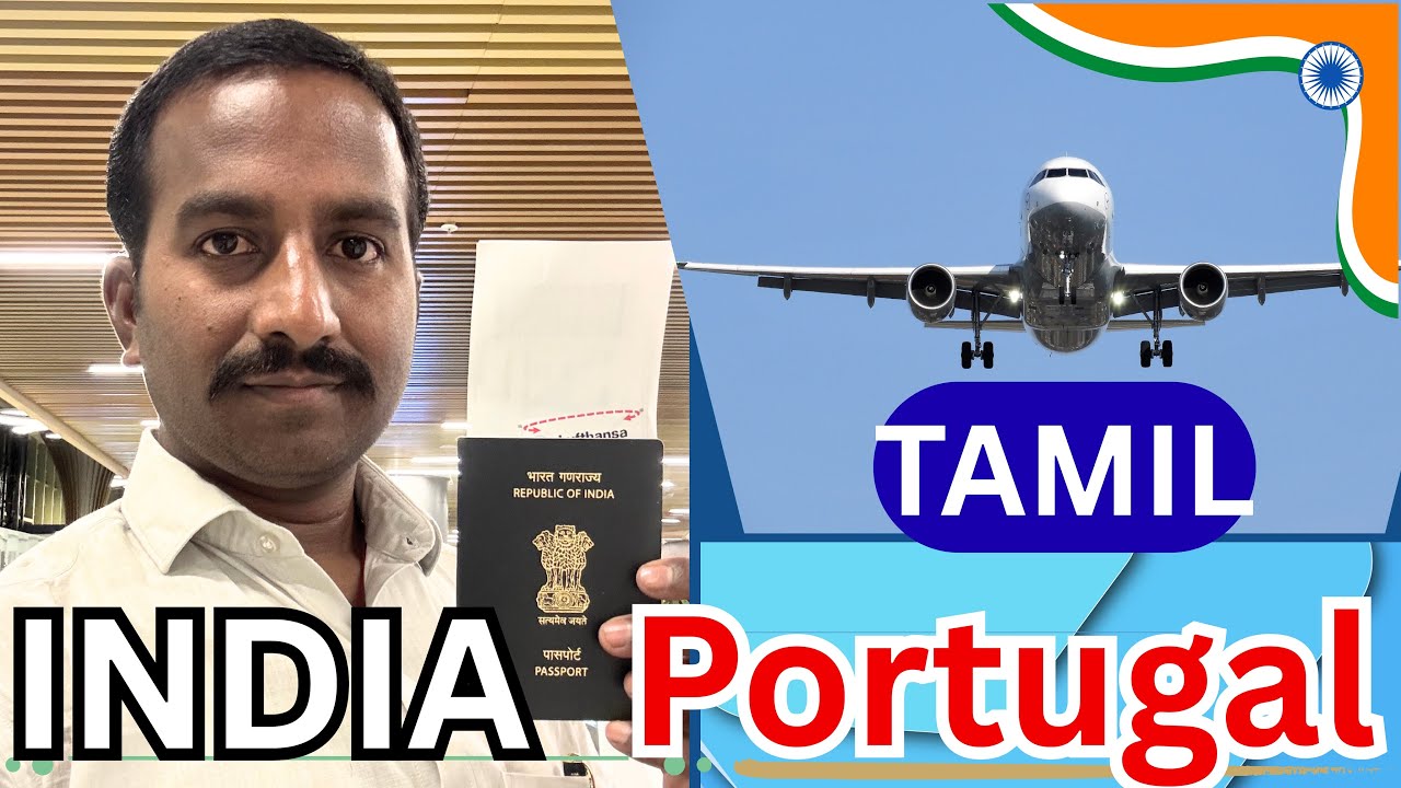 India to Portugal flight journey | Portugal vlogs in Tamil