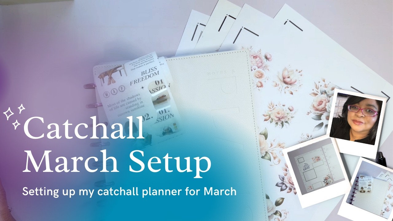 Plan With Me 📒 | Catchall Planner | March Planner Setup
