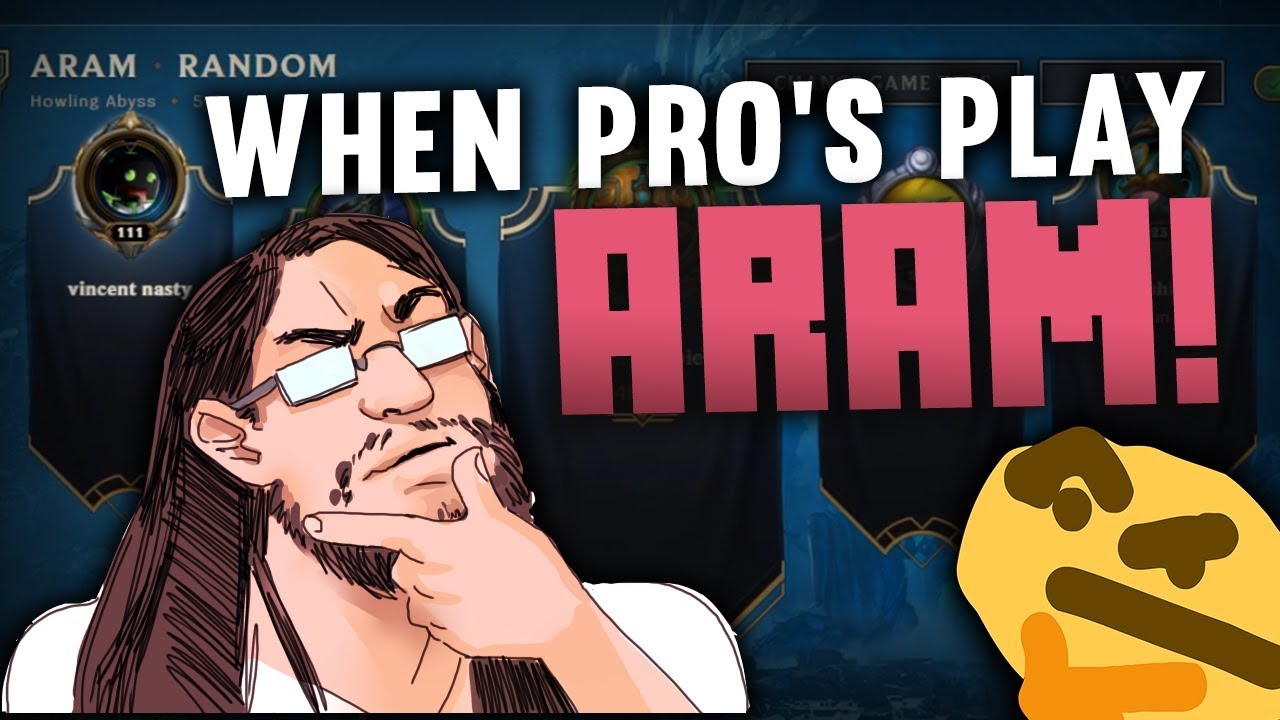 Imaqtpie - WHEN PRO'S PLAY ARAM!