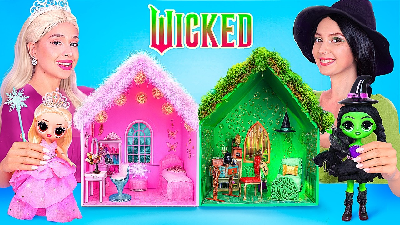 Wicked Tarzi Harika Bir Oyuncak Bebek Evi Yaptik! 8 Oyuncak Bebek Fikri