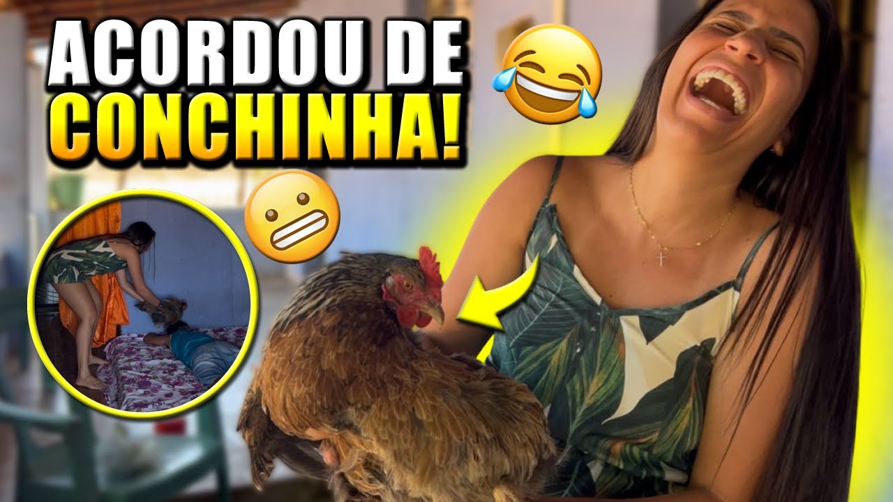 BRENDA COLOCA GALINHA PARA ACORDAR CREMOLAW!