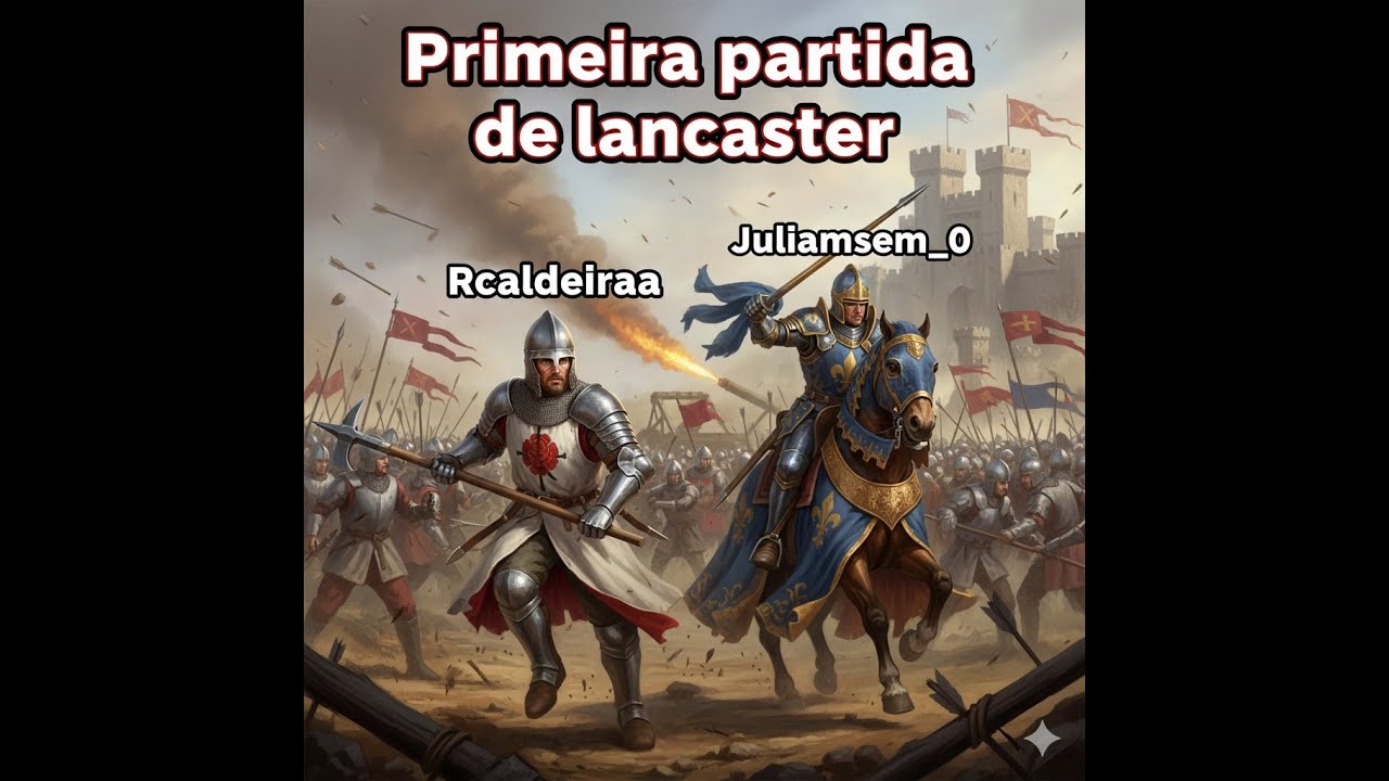 AOE4 - Primeira vez Jogando De lancaster no TG 2X2 - Gravado do replay.