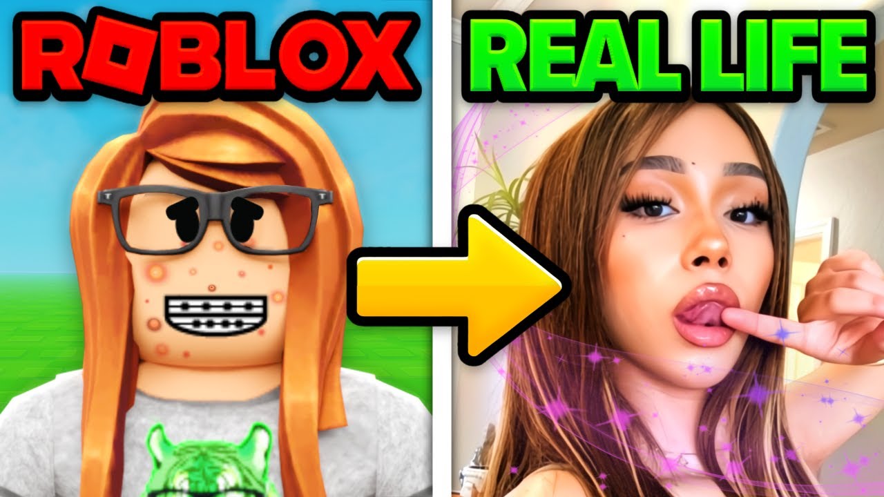 ROBLOX VS IRL FACE REVEAL