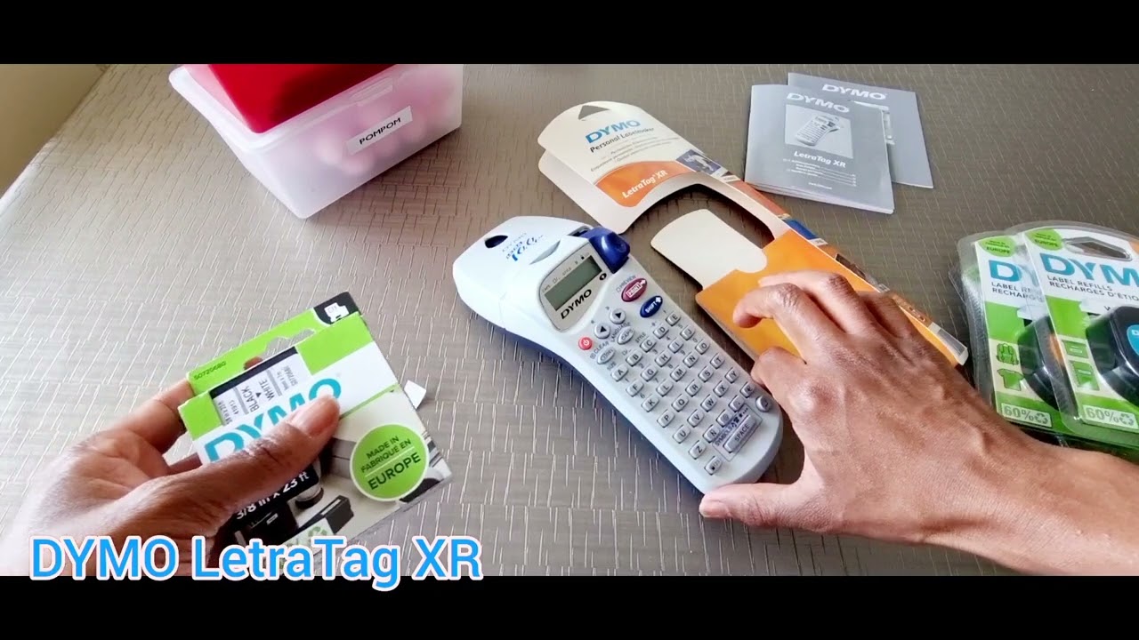 Rotuladora DYMO LetraTag XR / Maquina manual para etiquetar