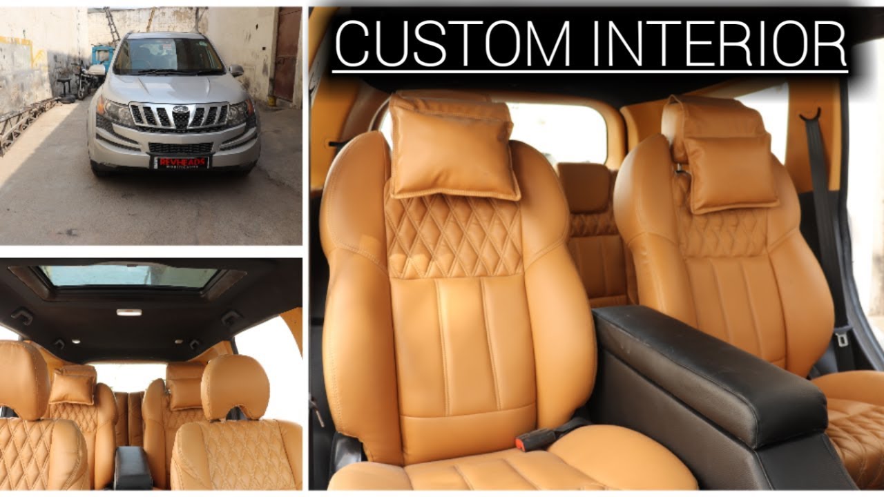 LUXURY CUSTOM LEATHER INTERIOR FOR XUV 500| NAPPA LEATHER | AUTOMATIC SUNROOF