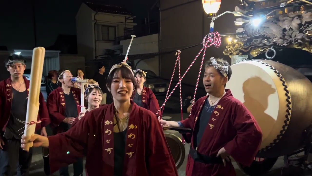 2025年　桑名石取祭り　花街川口町　叩き出し①