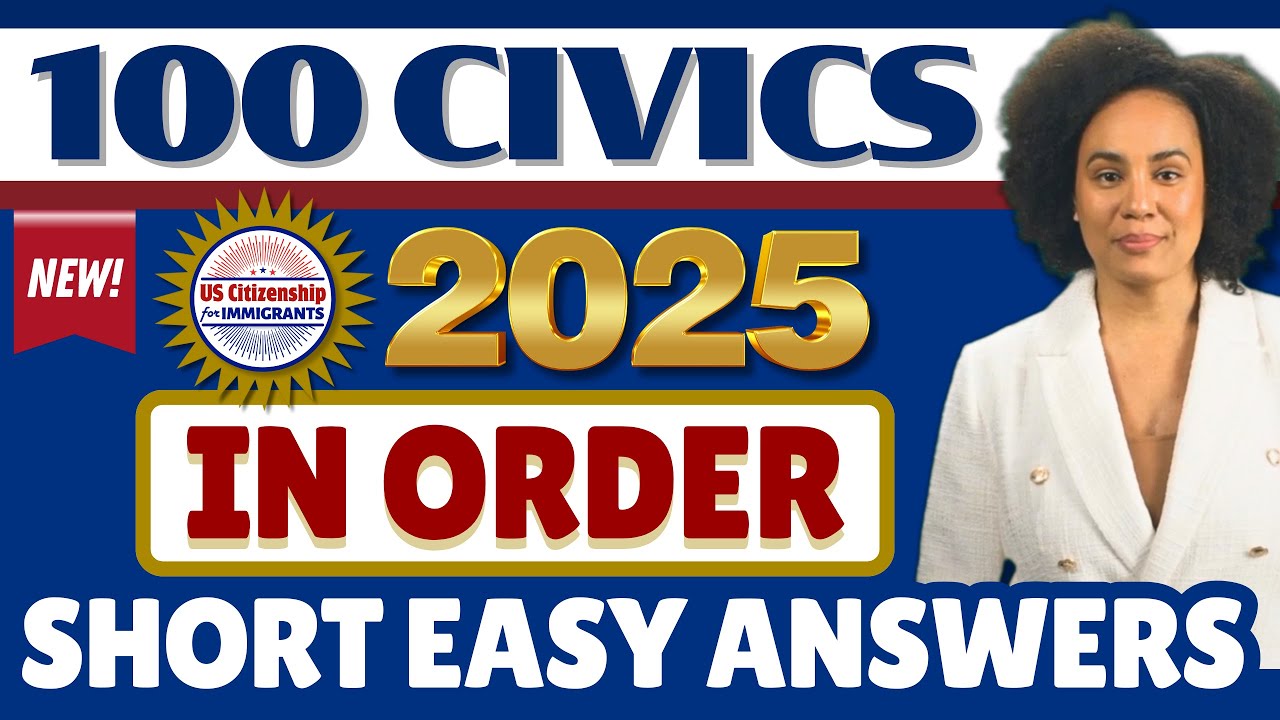 USCIS 100 Civics Questions and Answers In Order (2008 Version) U.S. Citizenship Interview 2025 No.62