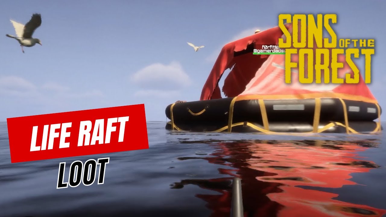 What's inside the Life Raft? | Sons of the Forest Multiplayer Co-op Gameplay