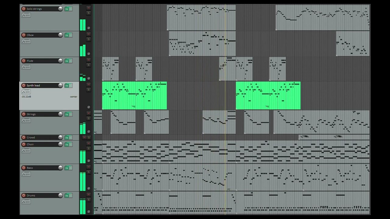 Original battle theme w/ Golden Sun soundfont