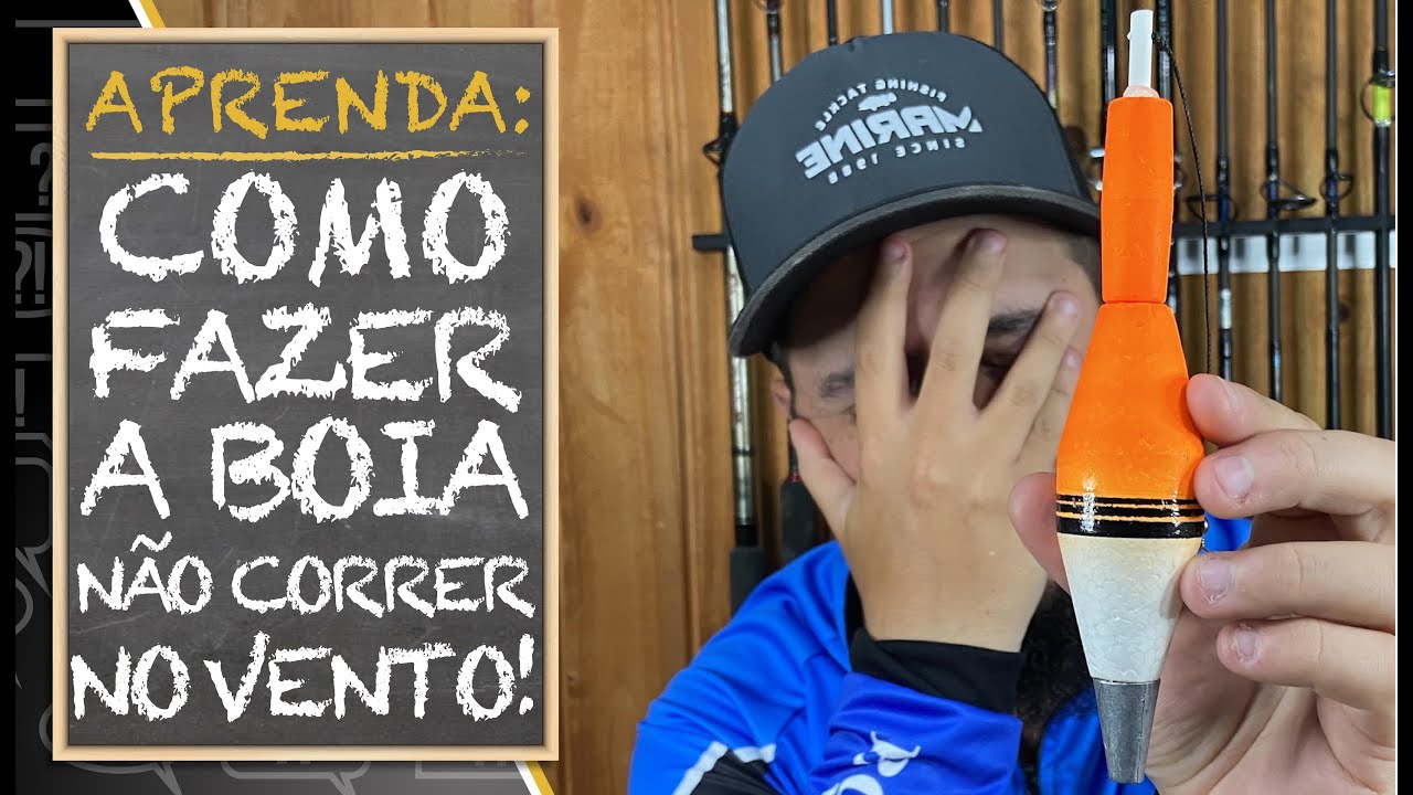 APRENDA: COMO FAZER A BOIA NÃO CORRER NO VENTO!!!