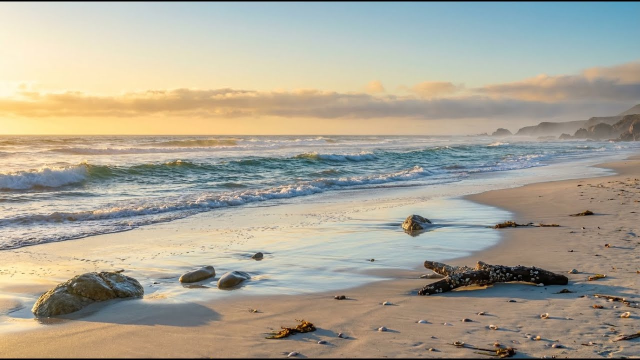 Ocean Waves for Deep Sleep & Relaxation | 45 Minutes of Natural Sounds