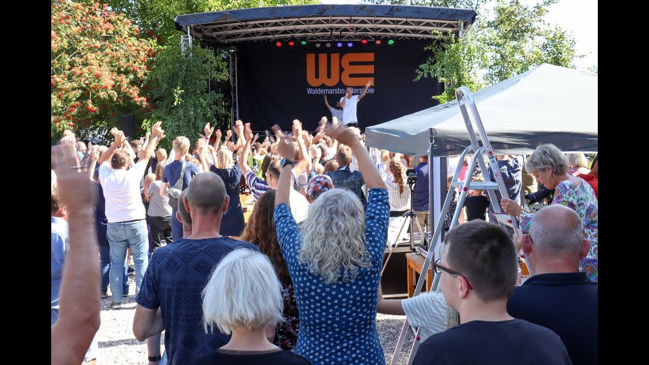 Wafandes optr&aelig;den p&aring; jubil&aelig;umsdagen