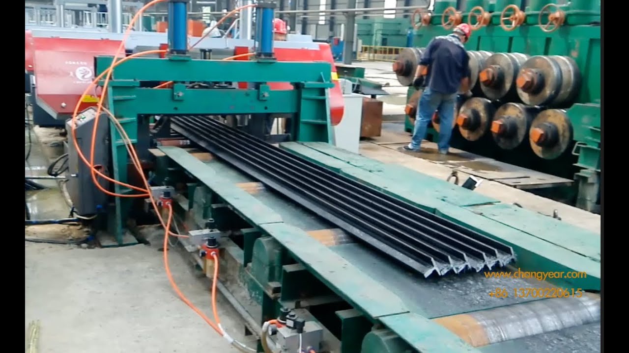 Section steel angle steel production line