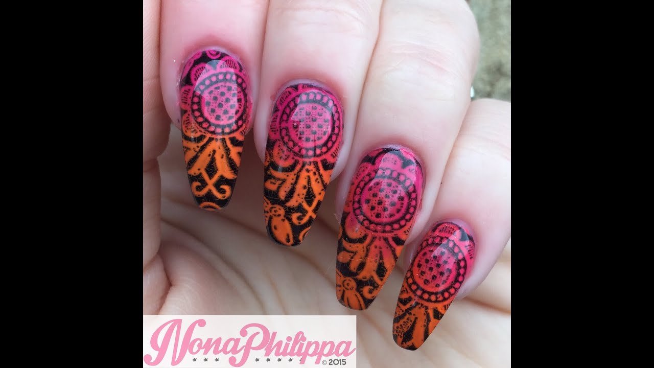 How To Stamp With Gel Polish & Pigments