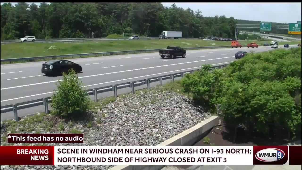 I-93 North closed in Windham