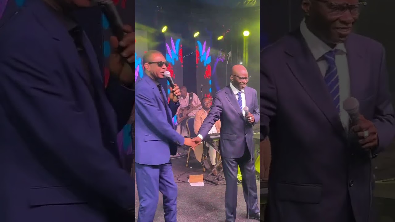 Youssou Ndour et Omar Pene #rts1 #music #mbalax #youssoundour