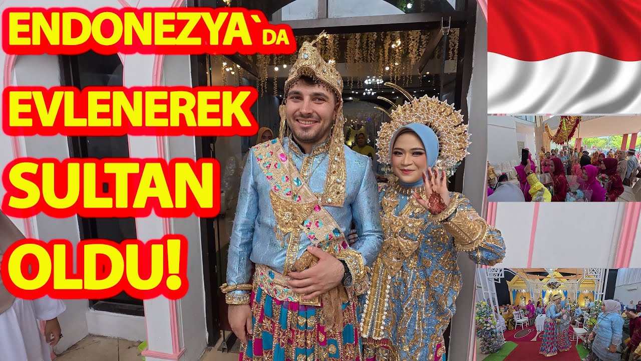 ENDONEZYA`DA SULTANLARA LAYIK DÜĞÜN YAPTI!-DAMAT VE GELİNİN MUTLULUĞU GÖRÜLMEYE DEĞERDİ!#endonezya
