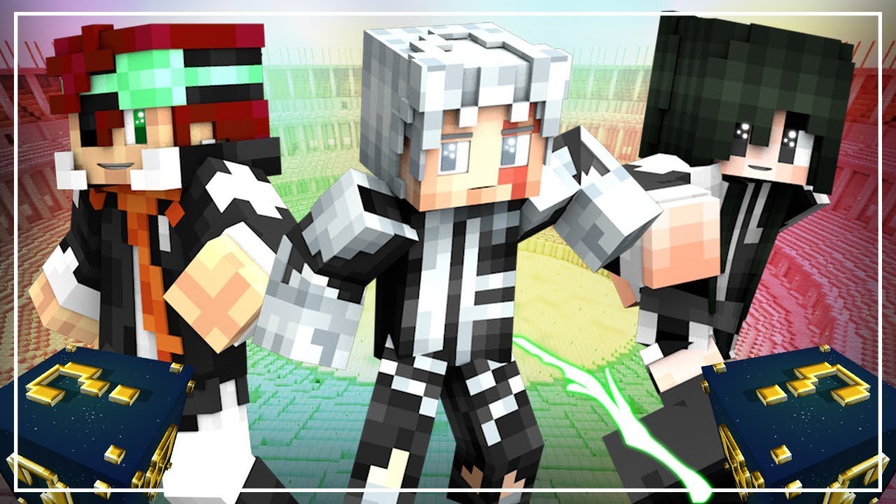 MINECRAFT ANIME LUCKYBLOCK RACE D-GREY MAN 
