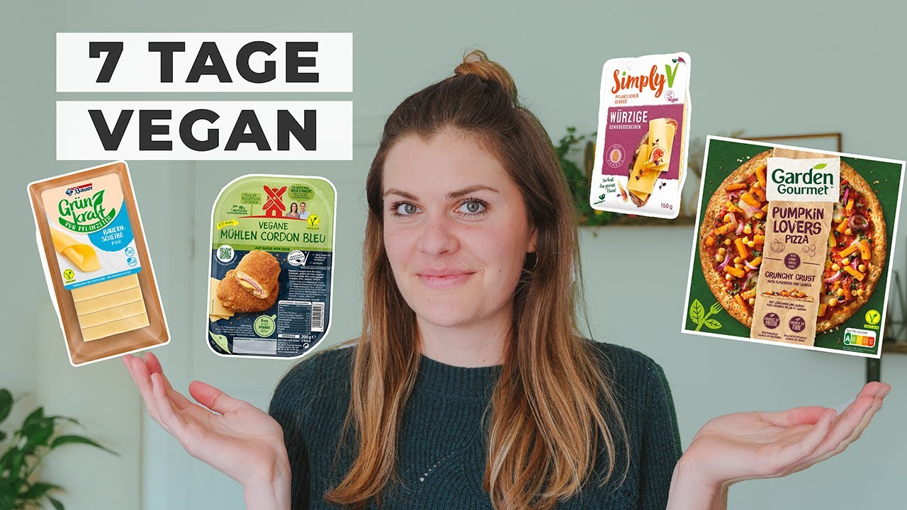 7 Tage VEGAN - Ersatzprodukte im Test: Veganer Käse, Ei-Ersatz & Tiefkühlpizza | Selbstexperiment