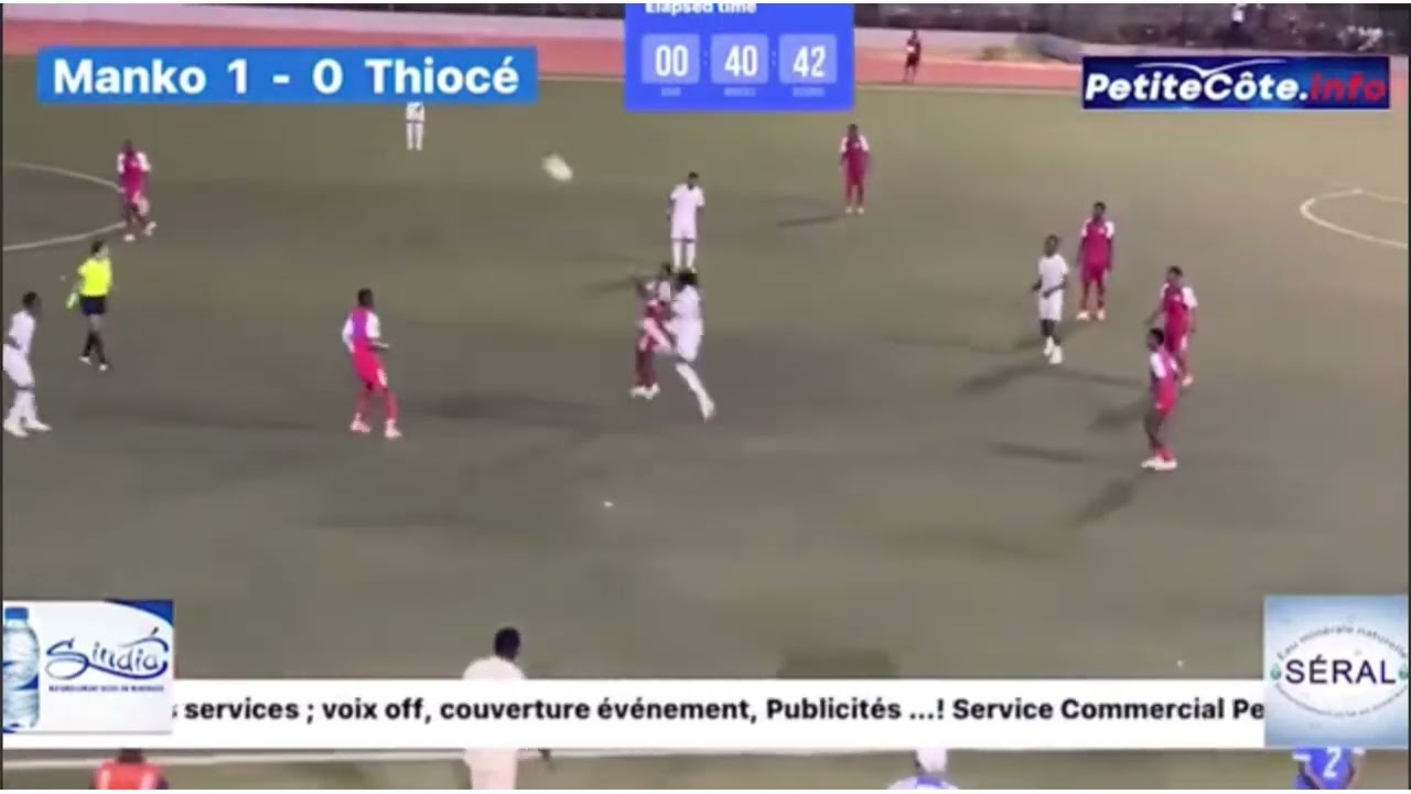 Résumer du 1/4 de final communal de Mbour Thiocé vs Manko