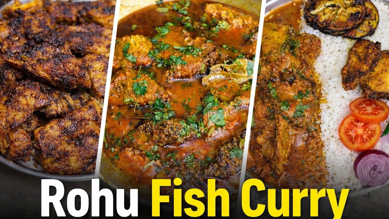 रोहू मछली की मसालेदार करी |घर पर बनाएं टेस्टी मछली का झोर|Thick Grevy Fish Curry|#rohufishfry #food 