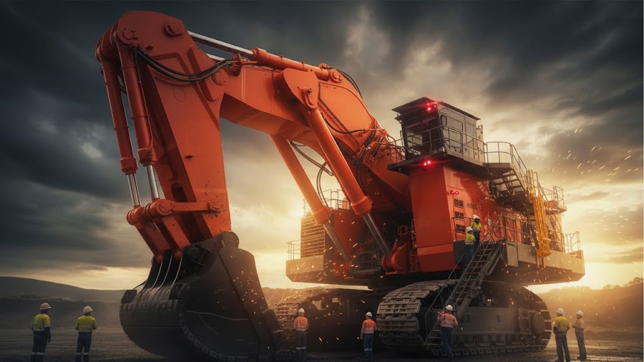 How Giant Excavators Are Assembled From Scratch