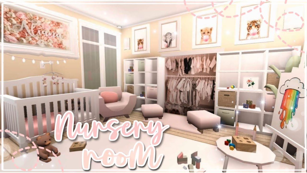 ROBLOX BLOXBURG: Nursery Room l Baby update 0.9.0 l 15k