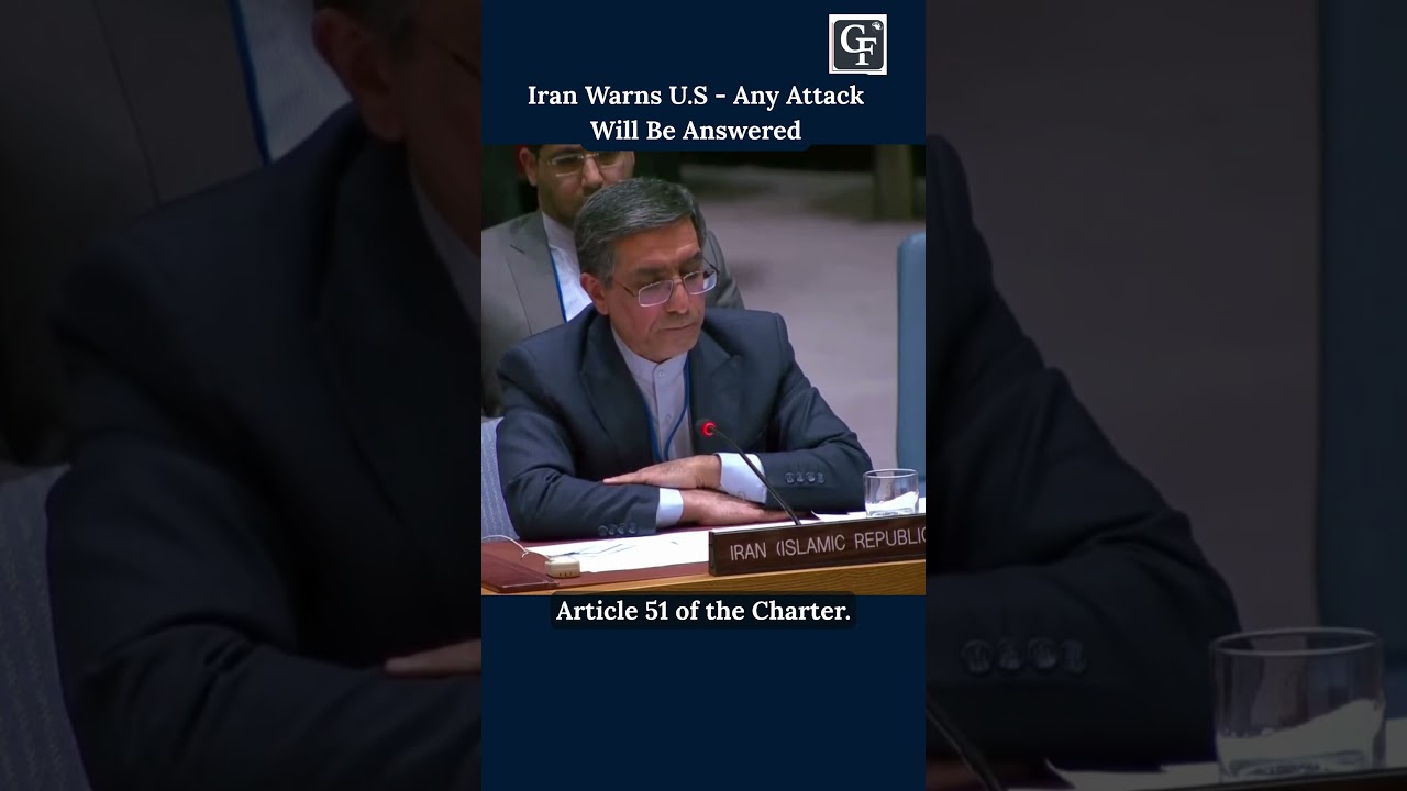 Iran Warning to U.S. - Any Attack Will Be Answered