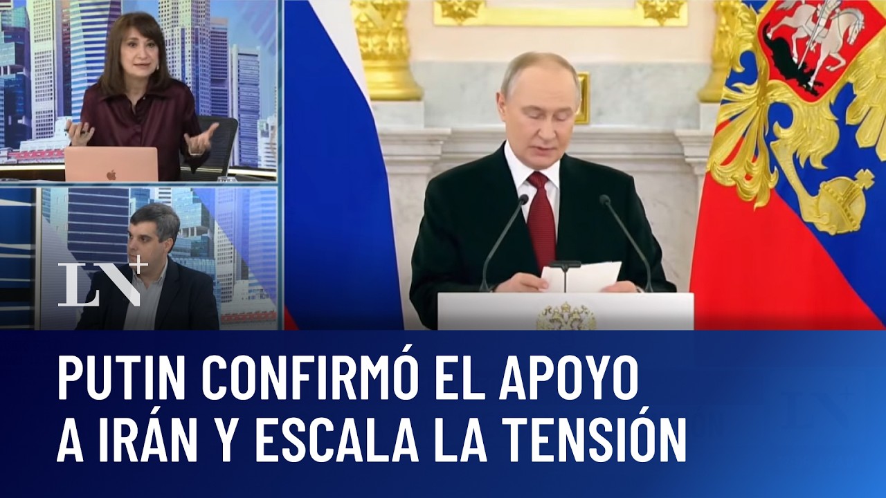 Guerra en Medio Oriente: Putin confirmó el apoyo a Irán y escala la tensión
