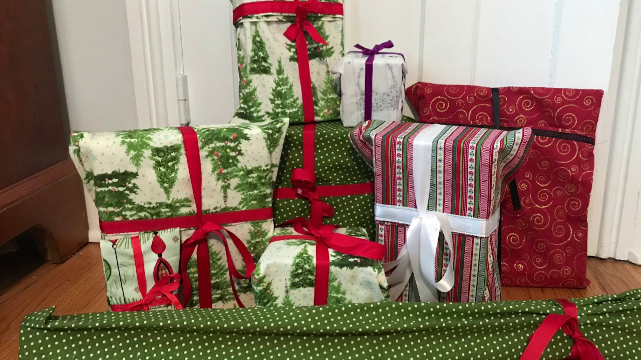 Fabric Gift Bags with Christine