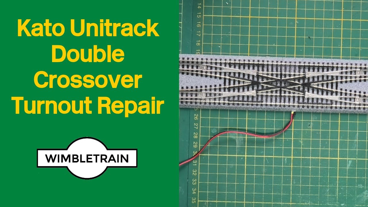 Kato Unitrack Double Crossover Turnout Repair 20-210 (N Gauge)