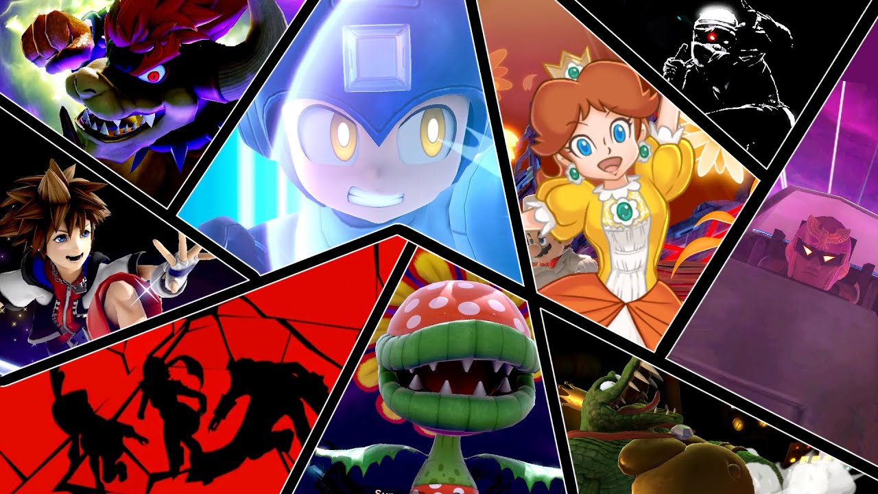 Super Smash Bros Ultimate - All Final Smashes (DLC Included)