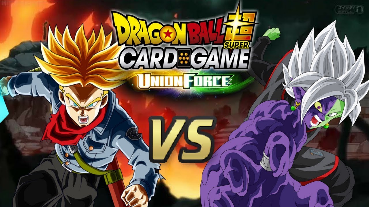 SSJ Rage Trunks vs Fused Zamasu (DBS Card Game)