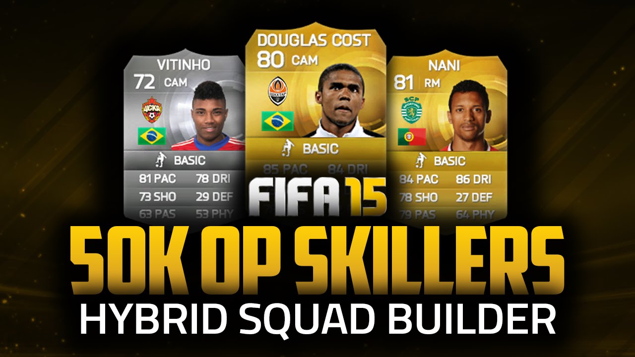 FIFA 15 50K OVERPOWERED SKILL SQUAD! | FIFA 15 ULTIMATE TEAM!