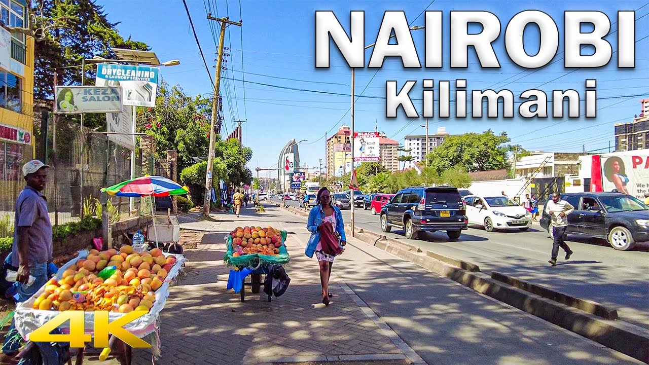 Former Whites-Only Kilimani Neighborhood – Nairobi【4K - 60fps】🇰🇪