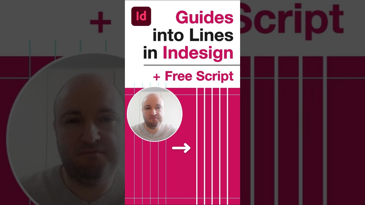 Guide alle linee in InDesign | #shorts