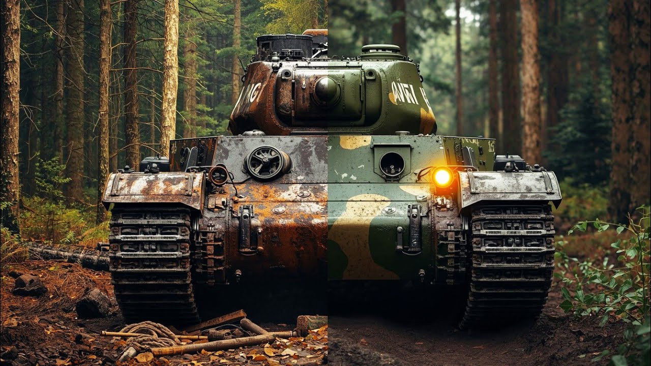 I Restored a 70-Year-Old Buried Tank in 7 Days! 🚜🤯 (Extreme ASMR)