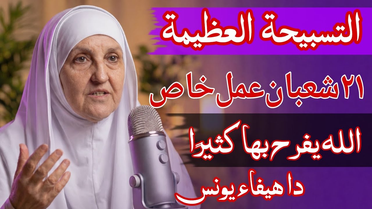 التسبيحة العظيمة في شعبان | من ١٧ إلى ٢١ شعبان عمل خاص | الله يفرح بها كثيرًا | د هيفاء يونس