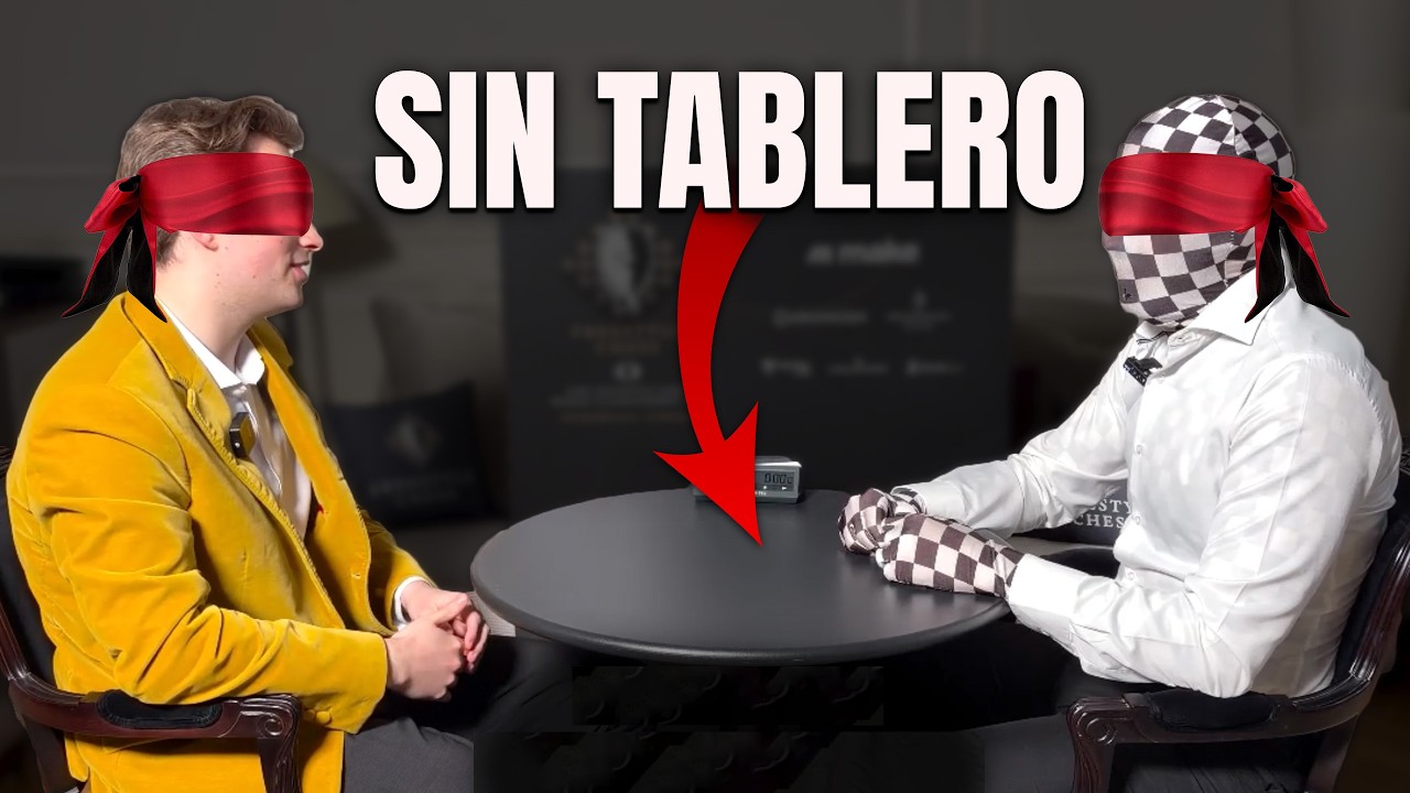 AJEDREZ a la CIEGA vs #4 Mundial!!! 😱