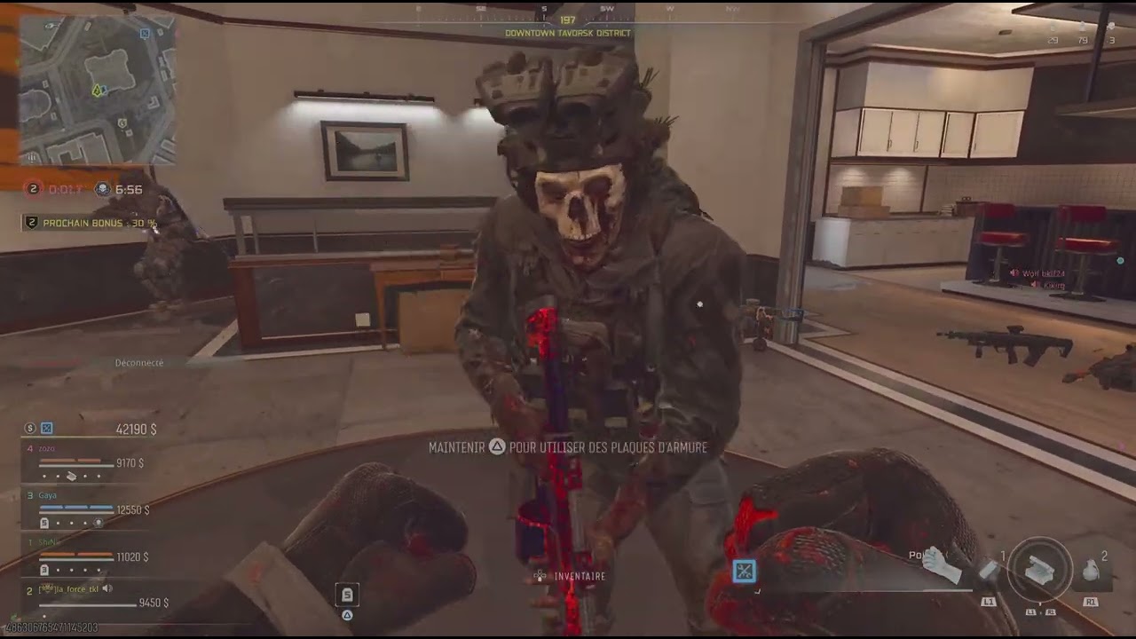 Boxing in Call of Duty Warzon 1vs4