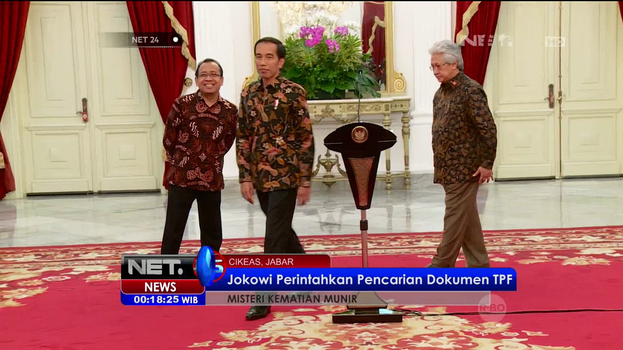 SBY Tanggapi Hilangnya Laporan Tim Pencari Fakta Kematian Munir - NET24