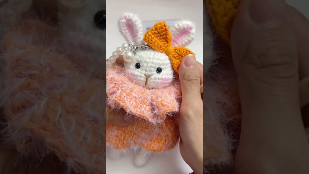 Handmade Cutie Rabbits: DIY Crochet Yarn Dolls