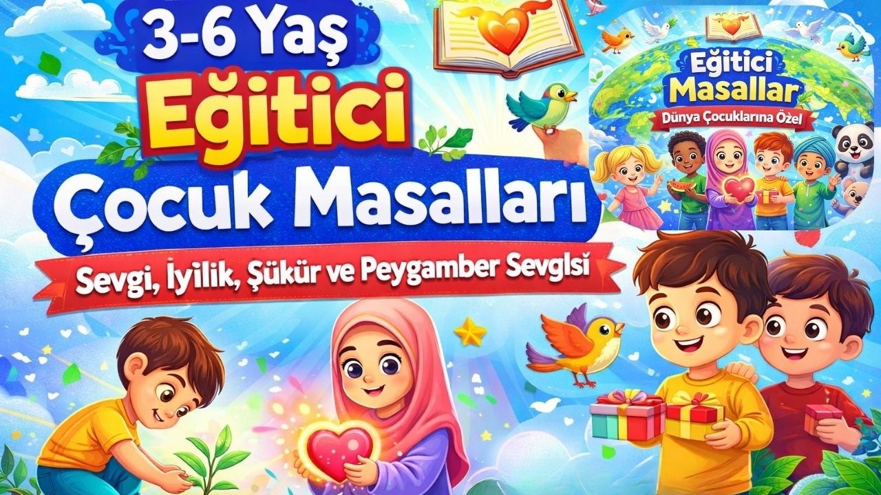 3-6 Yaş Çocuklar İçin Eğitici Masallar | Eğitici Çocuk Hikayeleri Özel Seri
