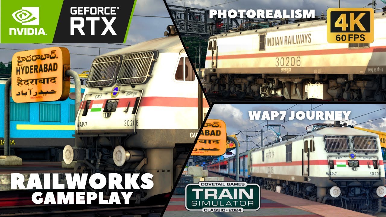 Indian Train Simulator  Full Journey 12760-Charminar Express Hyderabad To Kazipet