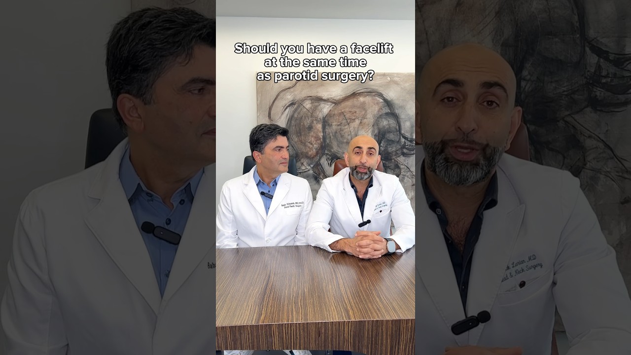 Should you get a facelift at the same time as parotid surgery? #facelift #parotid #surgery #doctors