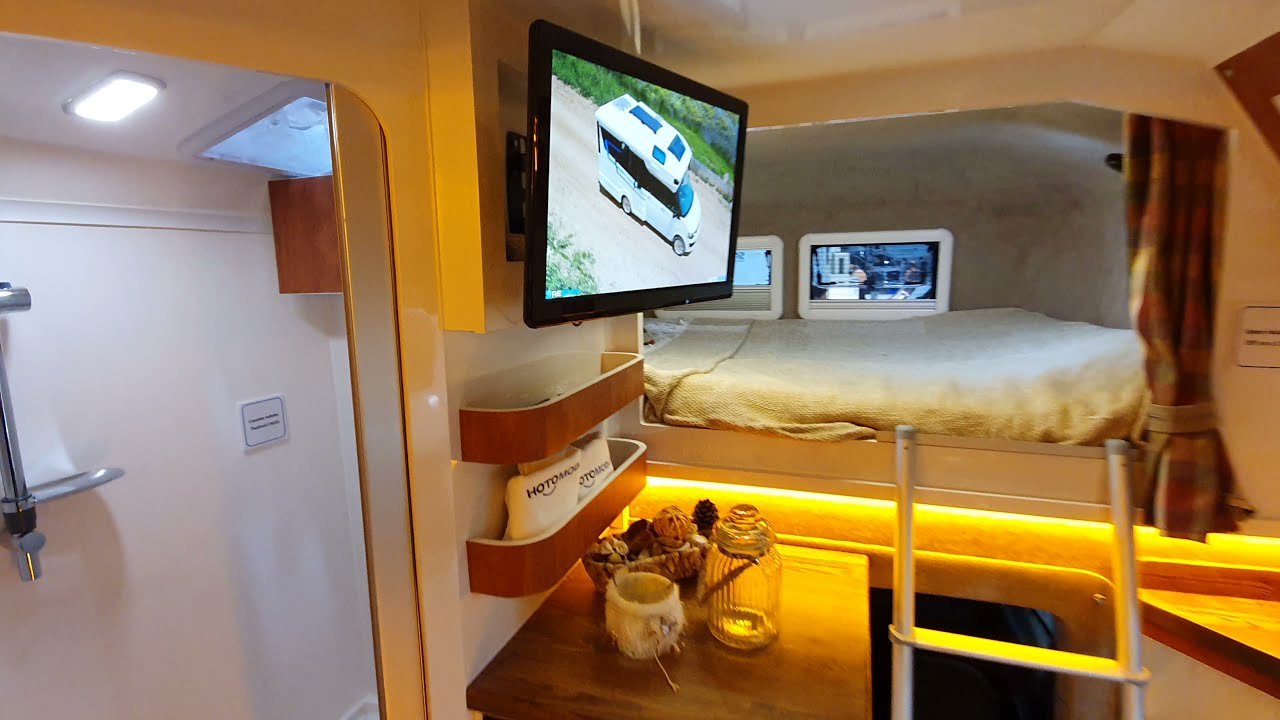 Mini Camper Hotomobil Ronin XL - 2021 - Caravan Salon Dusseldorf - Fiat Doblo