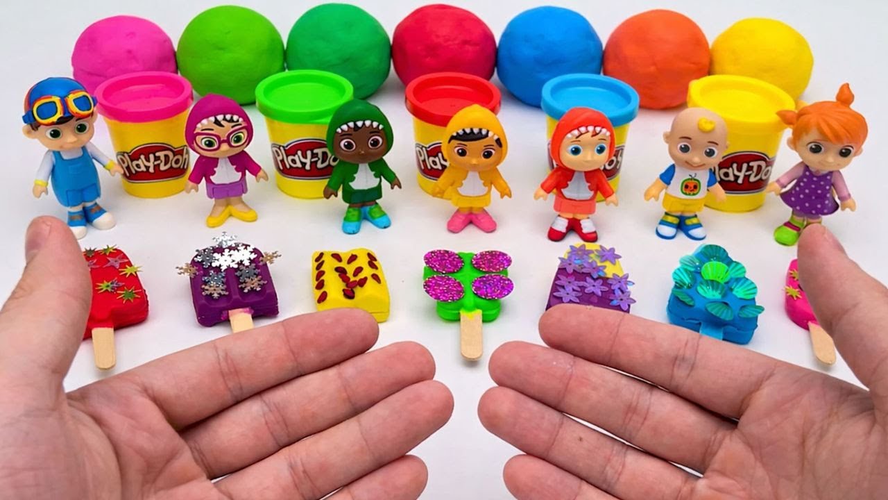 Take Clay and Let's Learn Colors and Shapes Together | Preschool Toddler Video
